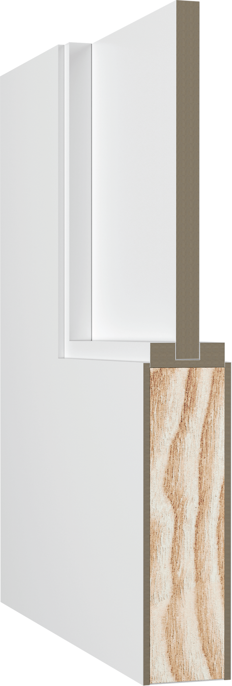 80" PREHUNG 2 PANEL CONTEMPO 1-3/4