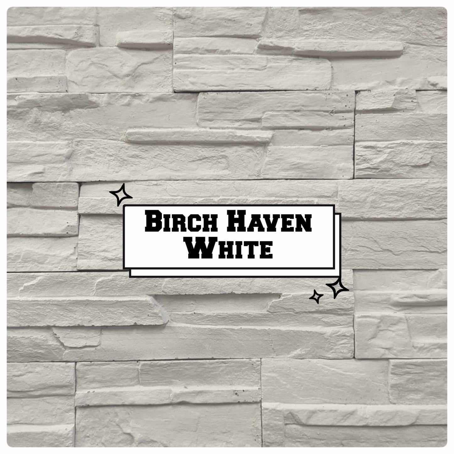LEDGER STONE - BIRCH HAVEN WHITE STONE FLATS - Bargain Build