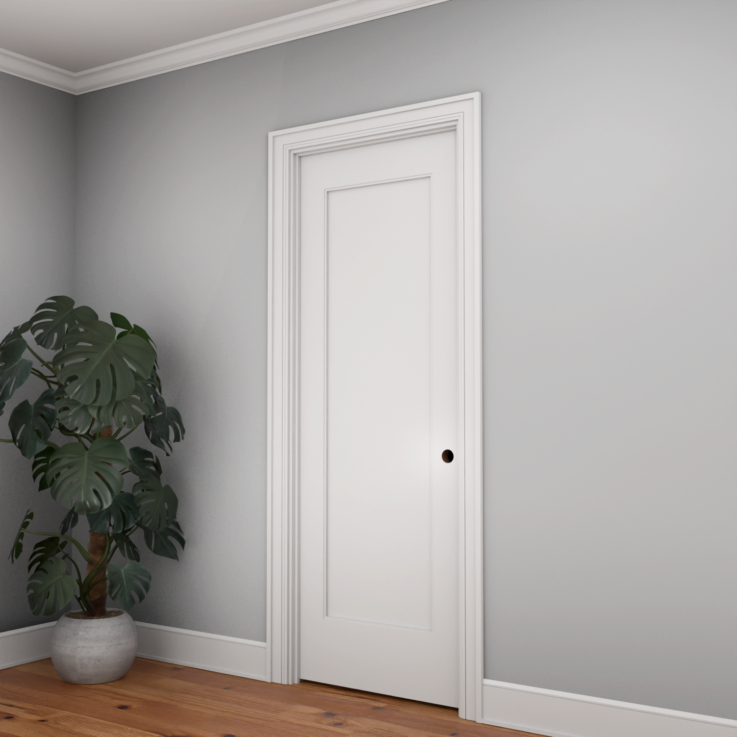 84" PREHUNG 1 PANEL CONTEMPO 1-3/4