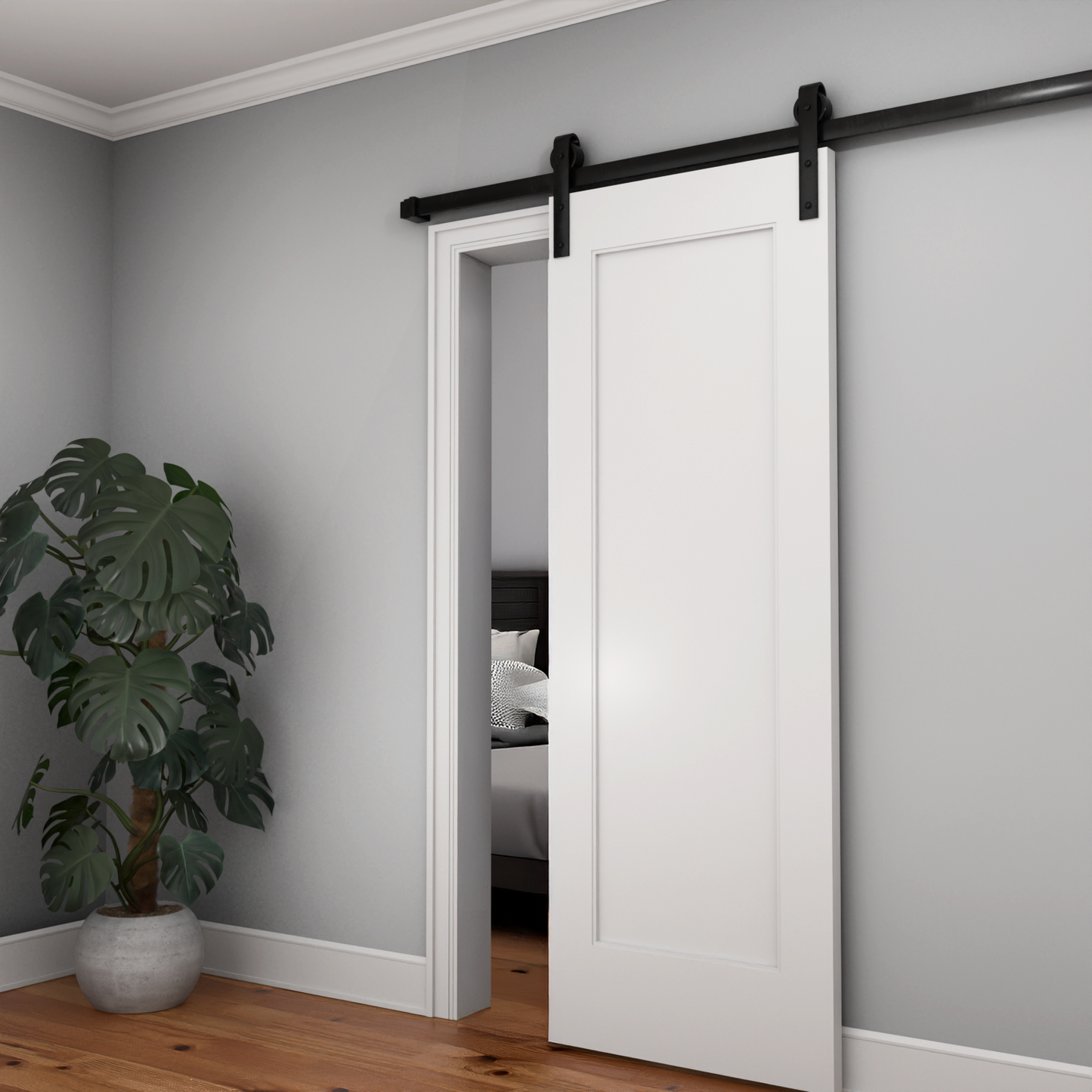 84" SLAB 1 PANEL CONTEMPO 1-3/4