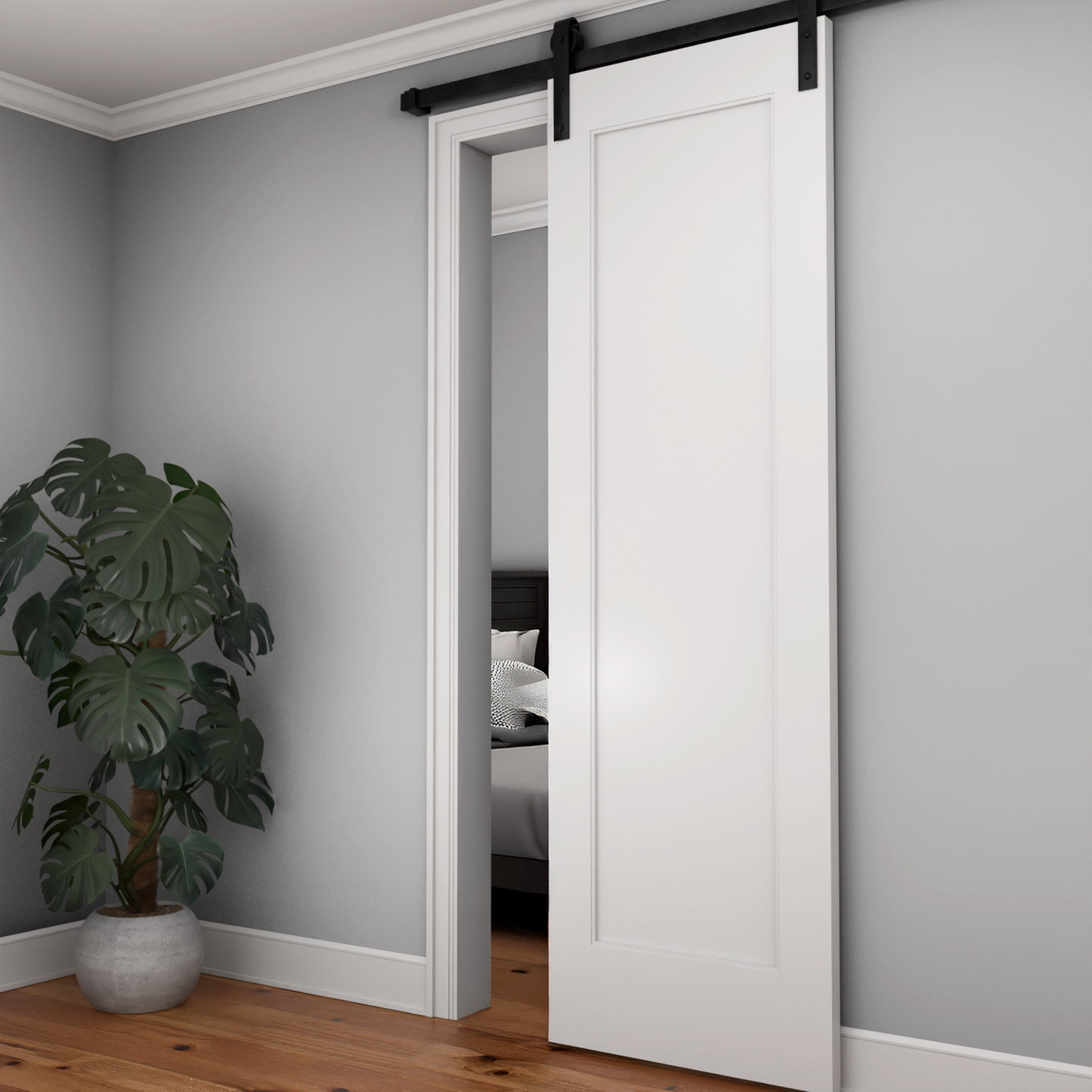 96" SLAB 1 PANEL CONTEMPO 1-3/4