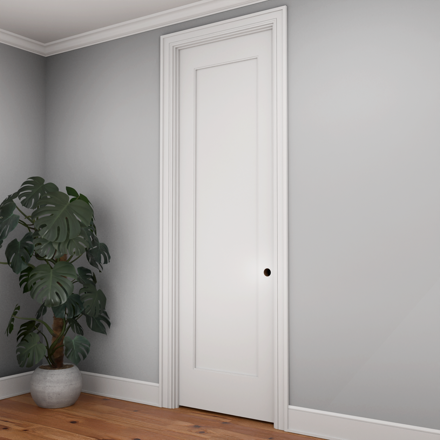 96" PREHUNG 1 PANEL CONTEMPO 1-3/4