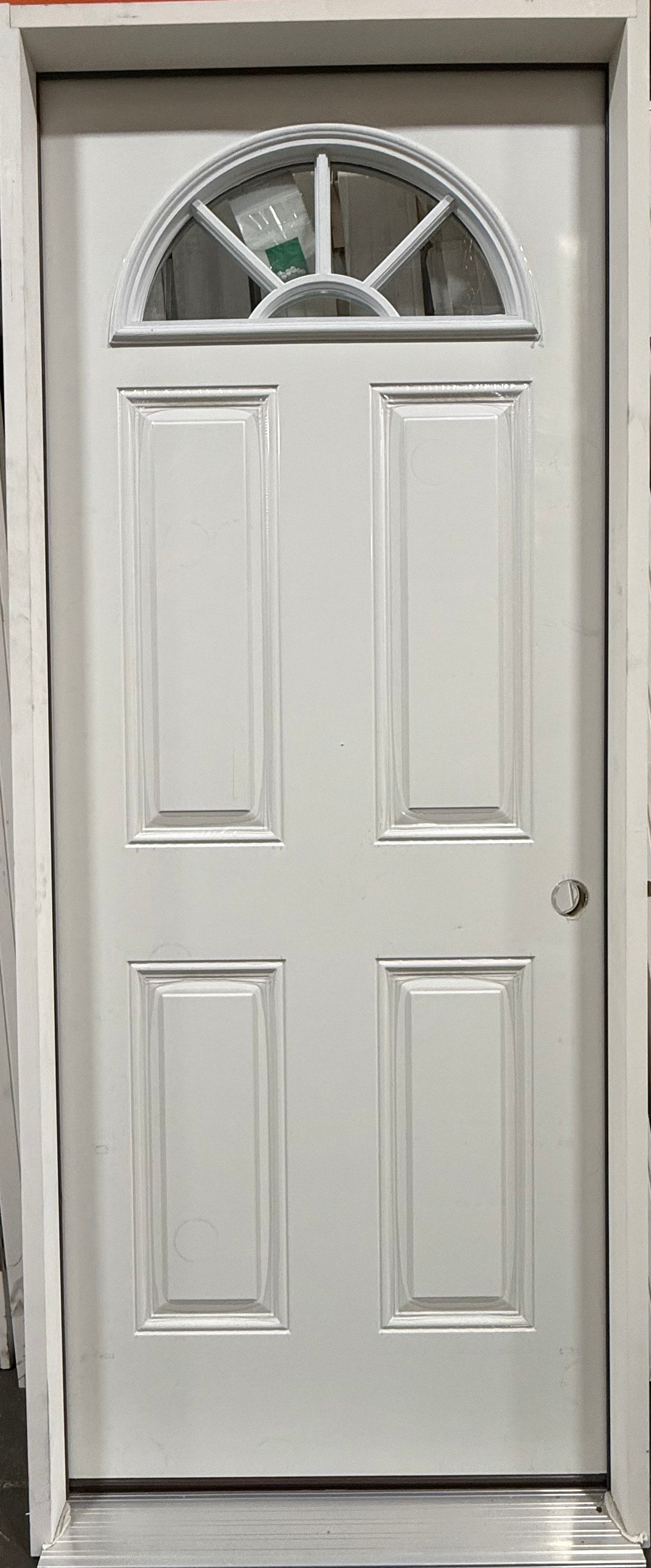 ENTRY - 36" STEEL QUARTER GLASS FAN-LITE - Bargain Build