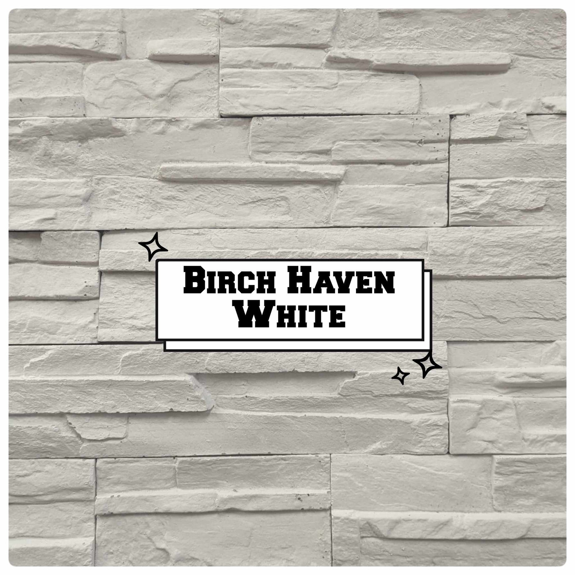 LEDGER STONE - BIRCH HAVEN WHITE STONE FLATS - Bargain Build