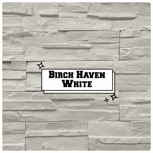 LEDGER STONE - BIRCH HAVEN WHITE STONE FLATS - Bargain Build
