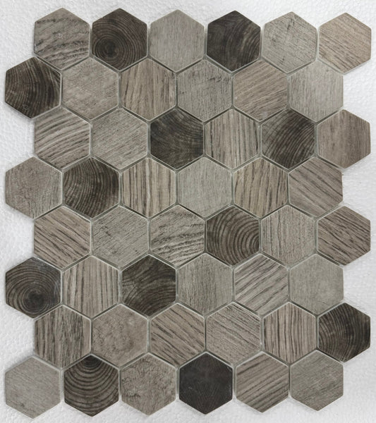 TILE SHEET  - TAWNY OAK HAY