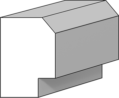 BASECAP - 1-1/16 X 3/4 MOD MCAP1PRF MODCAP1